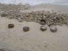 Mar escavou bem fundo