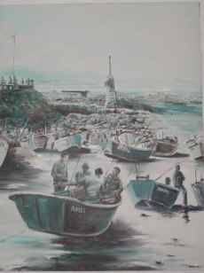 Quadro no restaurante �ncora Mar