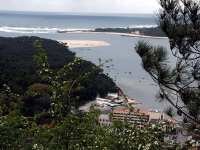 Vista sobre a Foz do Rio Minho