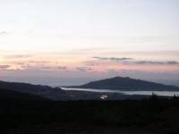 P�r-do-sol visto da Serra d'Arga 