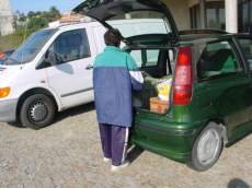 Regresso a casa com produtos por vender