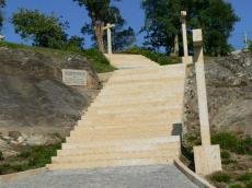 Escadaria do Calv�rio pronta