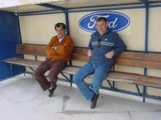 Os dois presidentes no final do jogo