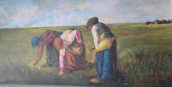 Mural reproduzido por aluna da escola