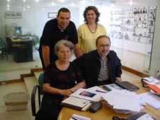 Professores da Ancorensis com representante da Associação I.A.F. Chernobyl