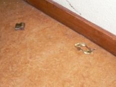 Fechadura da Secretaria rebentada