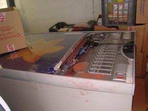 Mquina de tabaco arrombada