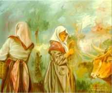 LA FERIA, OLEO SOBRE LIENZO PINTADO EN 1997, 80X70, PROPIEDAD LIMPIEZAS LA GUIA