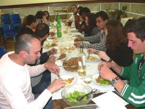 ... almo�am antes do conv�vio