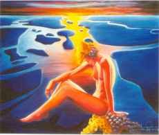 LA MADRE CEPA, OLEO SOBRE LIENZO PINTADO EN 1997 100X80