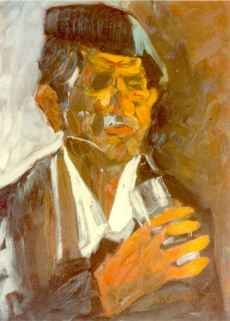 VIVIR, OLEO SOBRE LIENZO PINTADO EN 1973 60X50