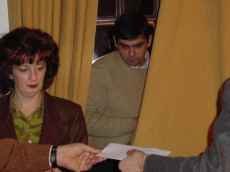 Votando por detr�s da cortina