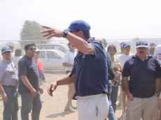 Treinador do Infante protesta